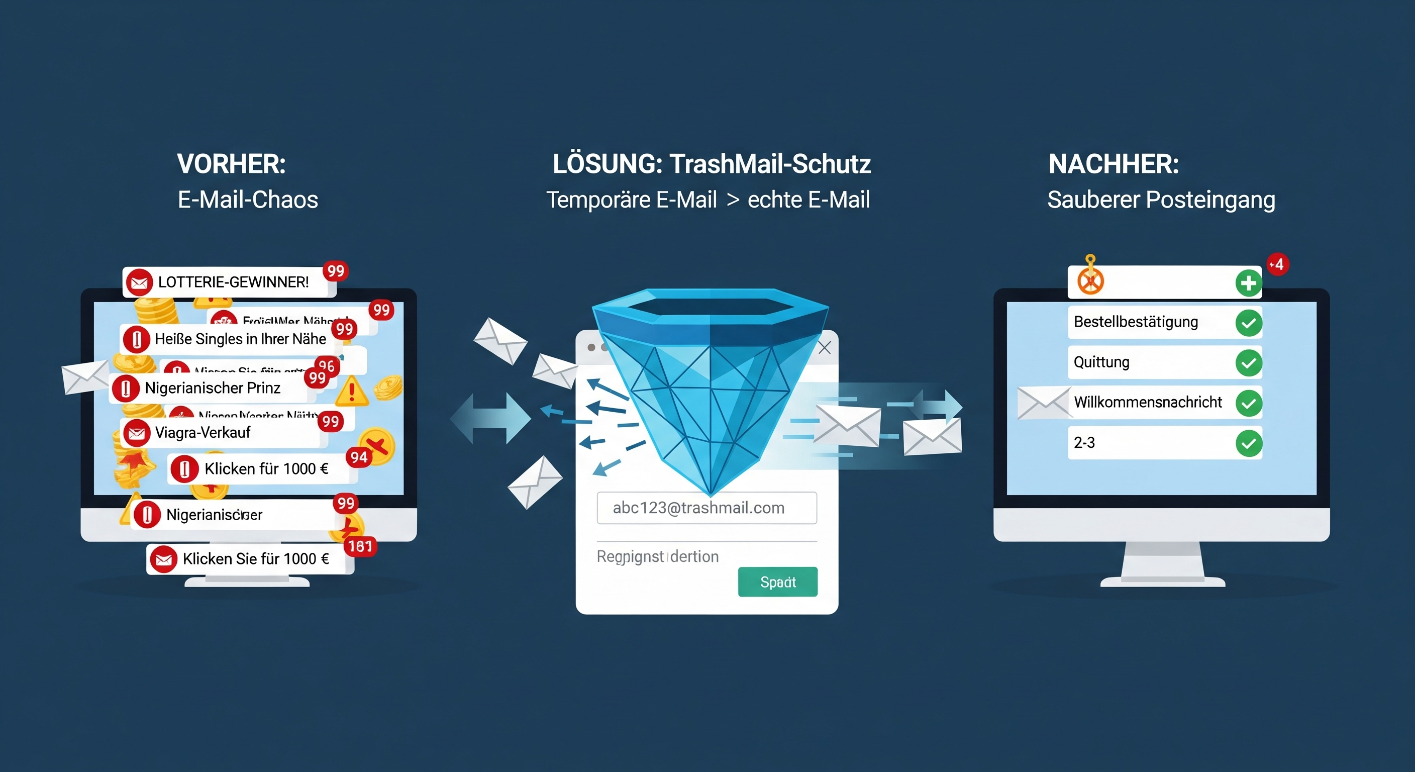 TrashMail Explanation - How it works